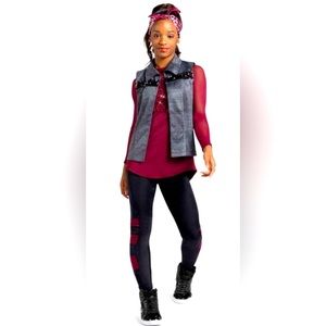 Weissman Kids 3 piece super cute burgundy grey outfit. Kids size MC (10-12)